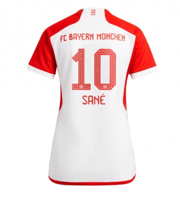 Bayern Munich Leroy Sane #10 Koszulka Podstawowych Kobiety 2023-24 Krótki Rękaw